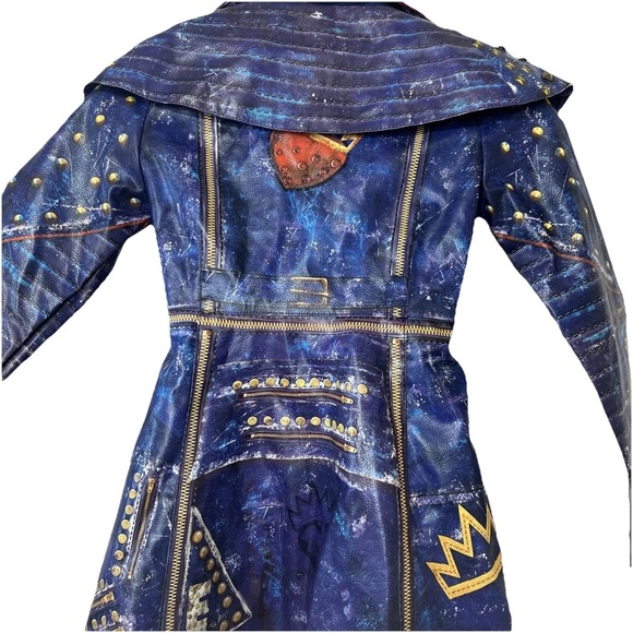 Disney Store Descendants - Evie Halloween costume Trench Coat Jacket- Size 7/8 - Picture 4 of 6